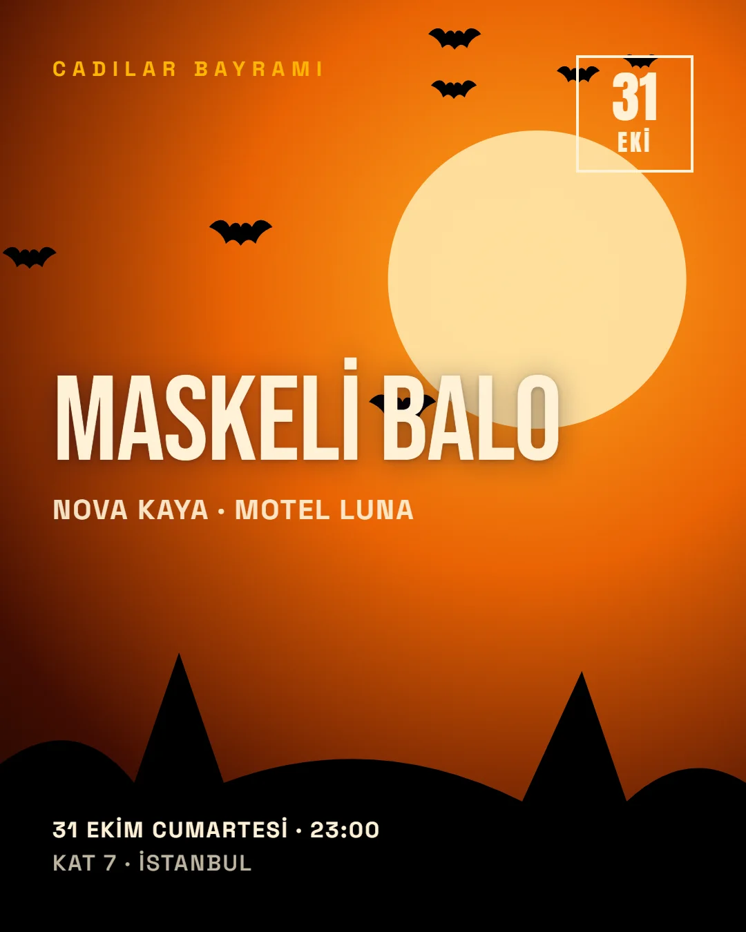 Cadılar Bayramı: Maskeli Balo